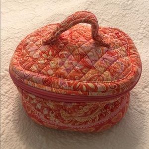 Vera Bradley toiletry travel bag.